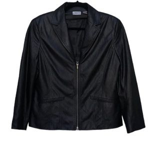 Chico’s Vegan Leather Jacket